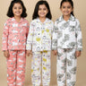 Kids Pajama Set Combo of 3 - Baby Koala, Magical Unicorn & Meow Meow - 0 - 6 Months Baby Pyjamas Set