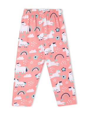 Kids Pajama Set Combo of 3 - Baby Koala, Magical Unicorn & Meow Meow - PYJ - 3 - MBMU - 0 - 6