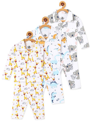 Combo of 3 Baby Pajama Sets - Option C