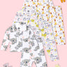 Combo of 3 Baby Pajama Sets - Option F