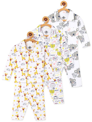 Combo of 3 Baby Pajama Sets - Option F