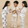Kids Pajama Set Combo of 3 - Baby Koala, Tall as a Giraffe & Meow Meow - 0 - 6 Months Baby Pyjamas Set