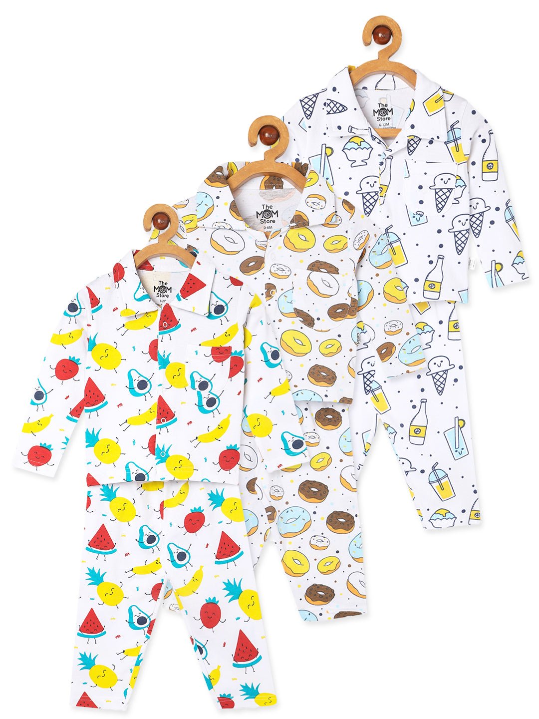 Combo of 3 Baby Pajama Sets - Option A