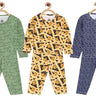 Kids Pajama Set Combo of 3-Tiger Tales, The Alligator & Dinos Rule - PYJ3-MP-TTADR-0-6