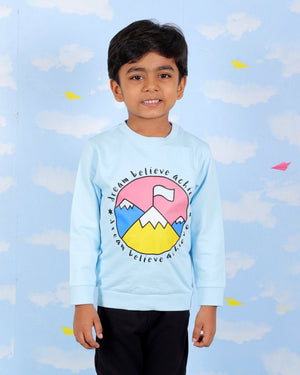 Kids Sweatshirt Combo of 3-Cool Dino Rawr-Lets Rock-Dream Believe Achieve - KWW3-AN-CLRD-0-6