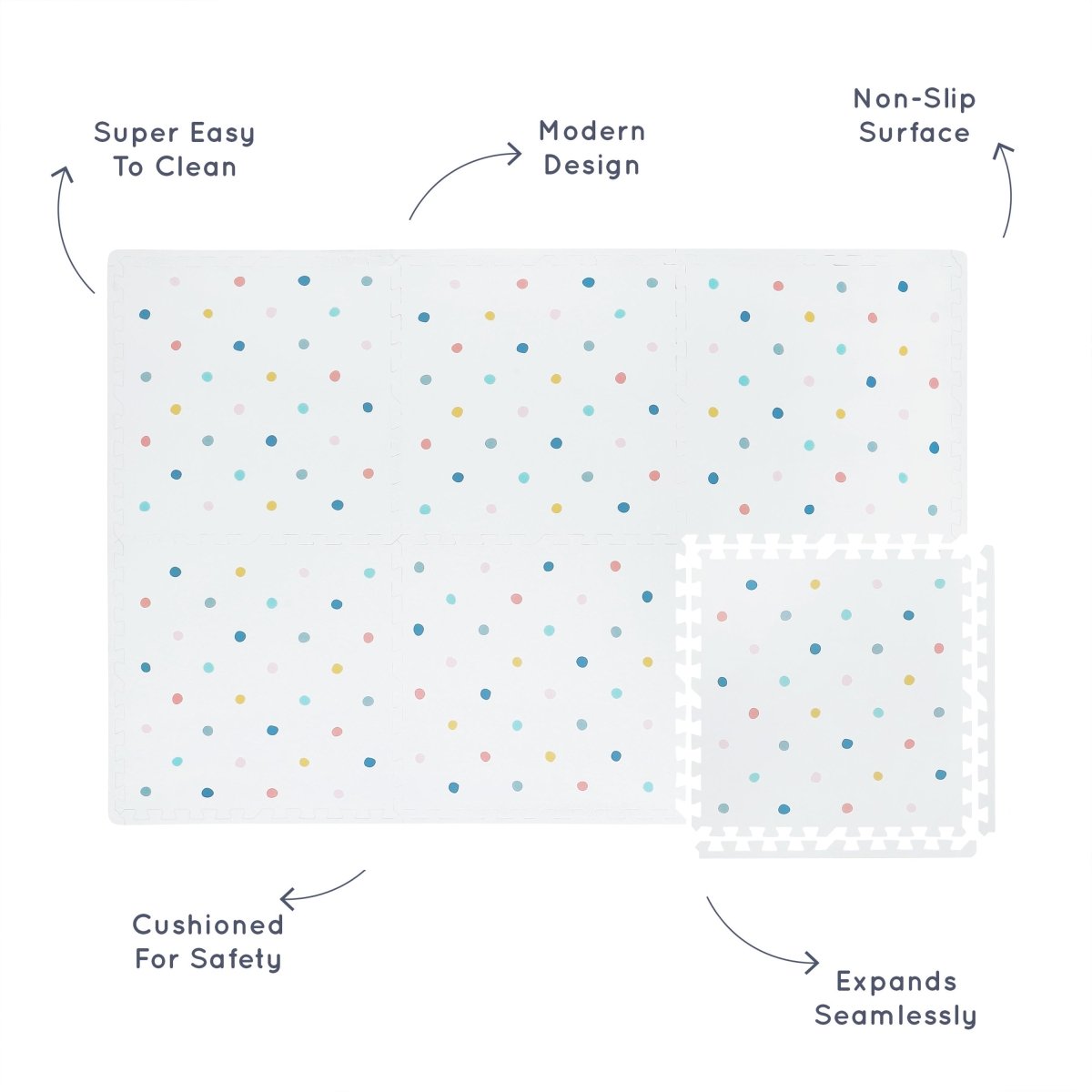 Kind and Me Colour Pop Playmat - WPO-WH-MU