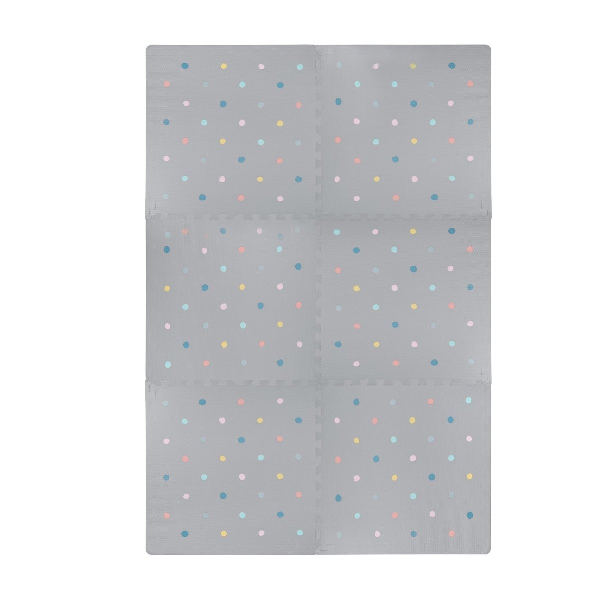 Kind and Me Coloured Polka Set in Grey Playmat- Dotty - PO-GR-MU