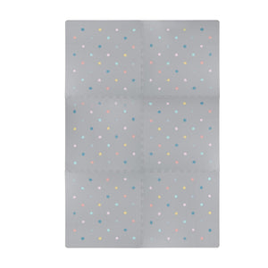 Kind and Me Coloured Polka Set in Grey Playmat- Dotty - PO-GR-MU