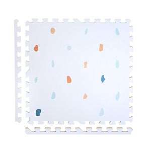Kind and Me Coloured Terrazzo Set in Powder Blue Playmat- Terrazzo - TE-WH-MU