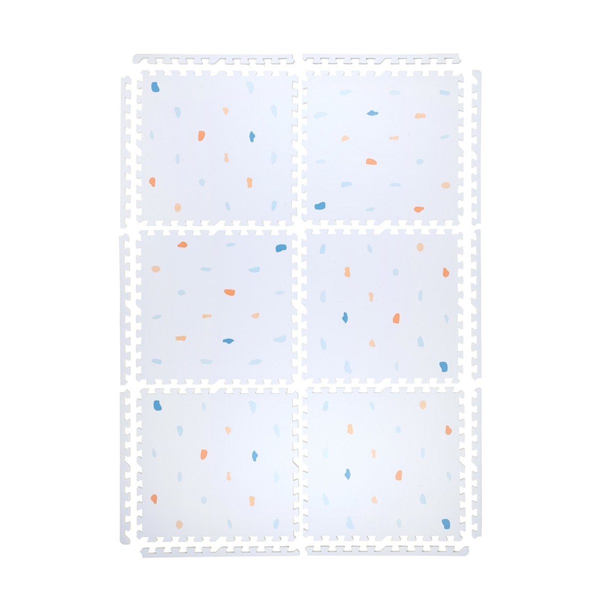 Kind and Me Coloured Terrazzo Set in Powder Blue Playmat- Terrazzo - TE-WH-MU