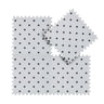 Kind And Me Scandinavian Black Cross Set in White Playmat (Set of 6) - CR-WH-GR