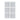 Kind And Me Scandinavian Black Cross Set in White Playmat (Set of 6) - CR-WH-GR