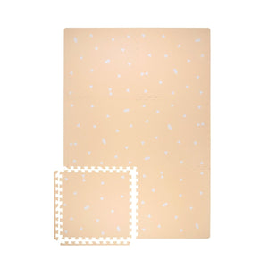 Kind and Me White Triangles Set in Peach Playmat- Triangles - TR-OA-WH
