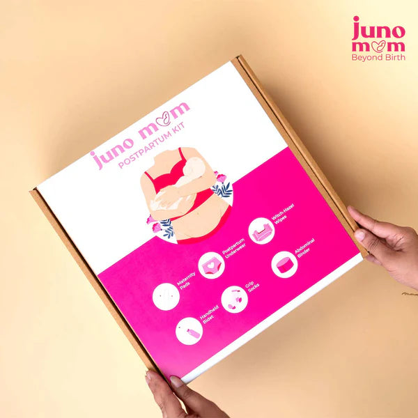 Juno Mom Postpartum Care Kit | Postnatal Kit - 19 Items Pack