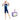 Knee Length Dive Navy Mermaid Color Block Printed Kids Swimwear In Upf 50+ Fabric with Free Washbag - 3 - 4 Years Swim