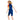 Knee Length Dive Navy & Orange Printed Kids Swimwear In Upf 50+ Fabric with Free Washbag - 3 - 4 Years Swim