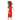 Knee Length Dive Red & Teal Green Printed Kids Swimwear In Upf 50+ Fabric with Free Washbag - 3 - 4 Years Swim