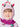 Knitted Pink Border Unicorn theme Winter Cap covering Neck , Ears and Head - Winter Wear