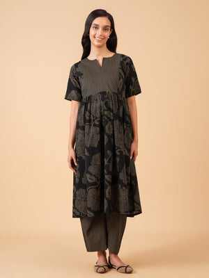 Kumudini Maternity and Nursing Kurta Set With Dupatta - S Maternity Ethnic Set