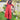Laal - e - Nazakat Silk Foil Printed Maternity and Nursing Dress - MEW - SK - LALEN - S