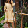Lace & Grace Women's Dress - WES - SK - LCTHR - S