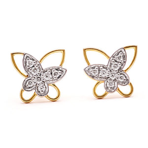 LadyBug Flutterfly Earrings - 14 K Kids Jewellery