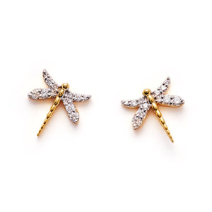 LadyBug Guilded Wanderer Earrings - 14k Kids Jewellery