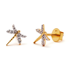 LadyBug Guilded Wanderer Earrings - 14k Kids Jewellery