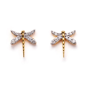 LadyBug Guilded Wanderer Earrings - 14k Kids Jewellery