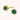 LadyBug Halo Emerald Earrings - 14 k Kids Jewellery