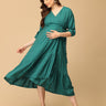 Lagoon Swing Maternity Wrap Dress - DRS - SK - LGNSW - S