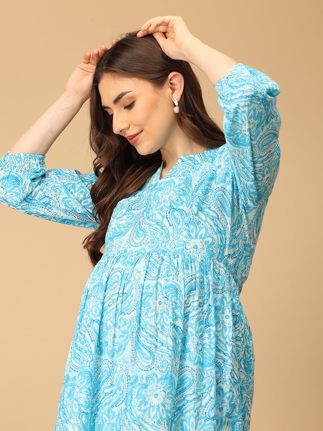 Lagoon Tales Maternity and Nursing Dress - DRS - SK - LGNTL - S