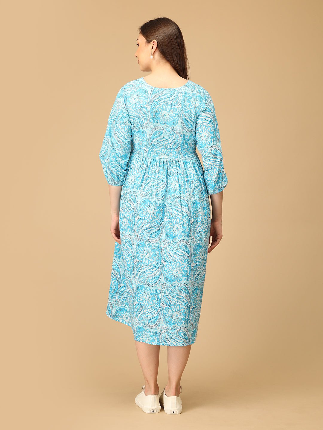 Lagoon Tales Maternity and Nursing Dress - DRS - SK - LGNTL - S