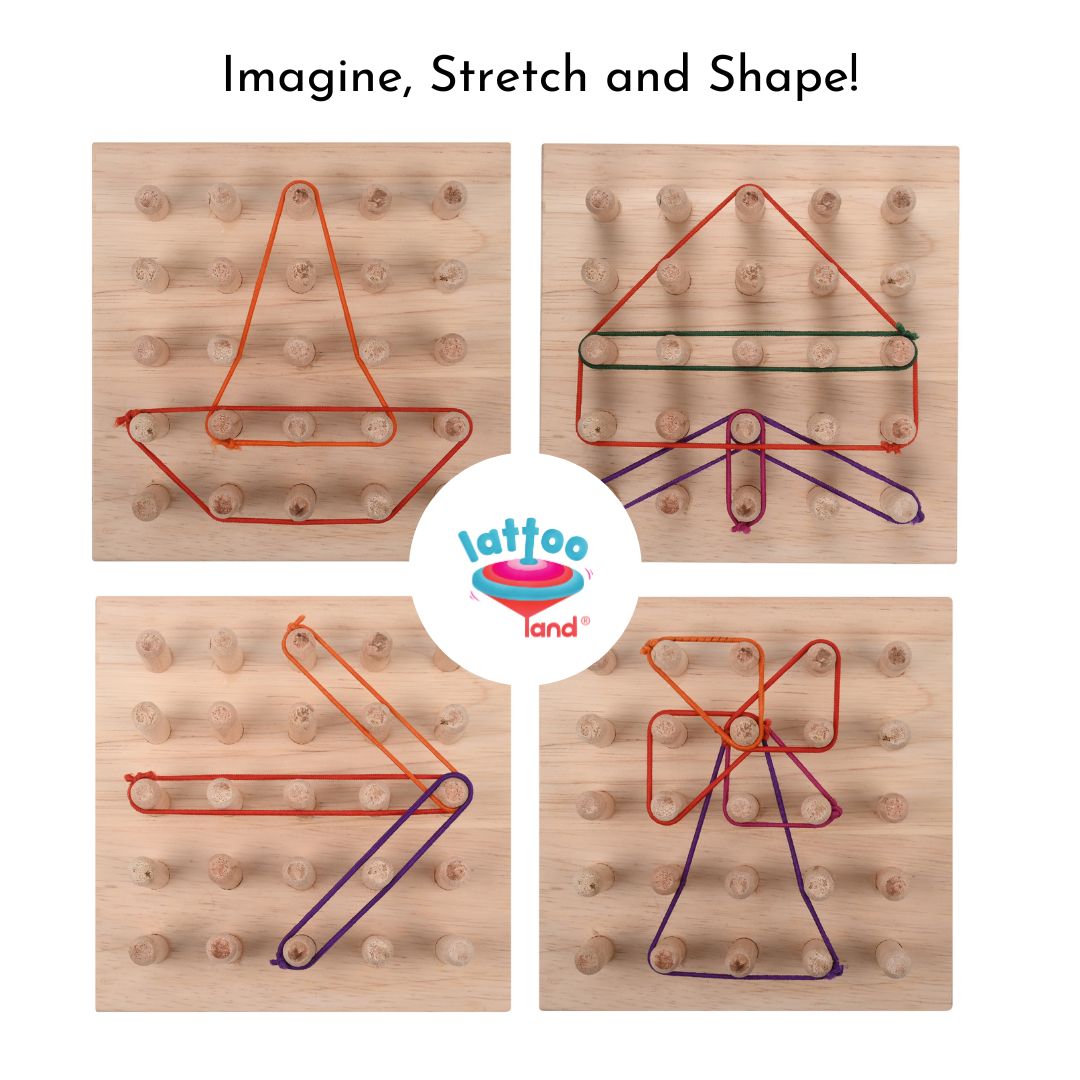 Lattooland Geoboard Sensory Play - GEOBOARD_B