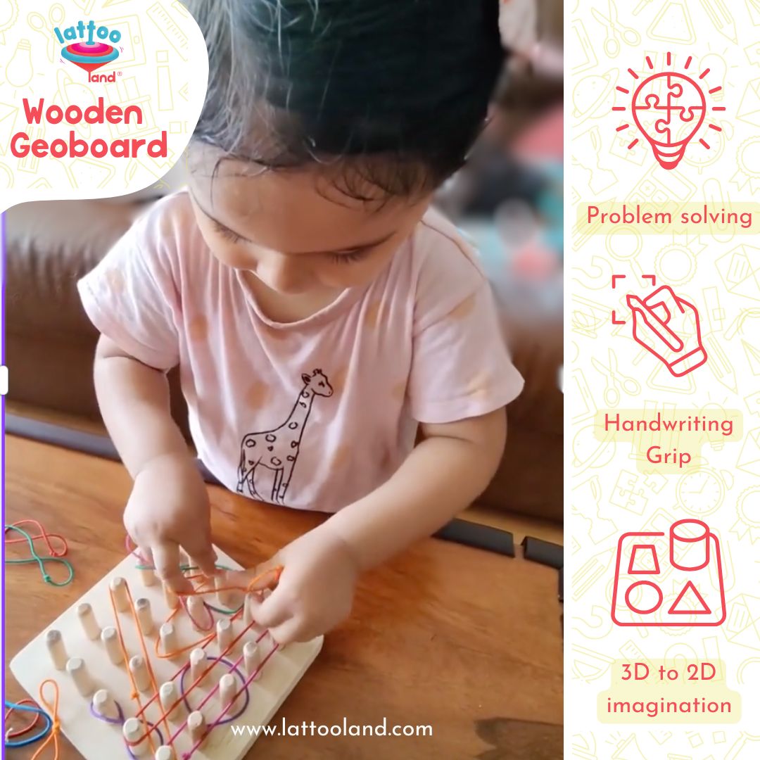 Lattooland Geoboard Sensory Play - GEOBOARD_B
