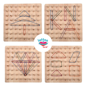Lattooland Geoboard Sensory Play - GEOBOARD_S