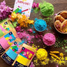 Premium Organic Holi Gulaal 80g x 4 Colors - NATURAL_HOLI_COLOR