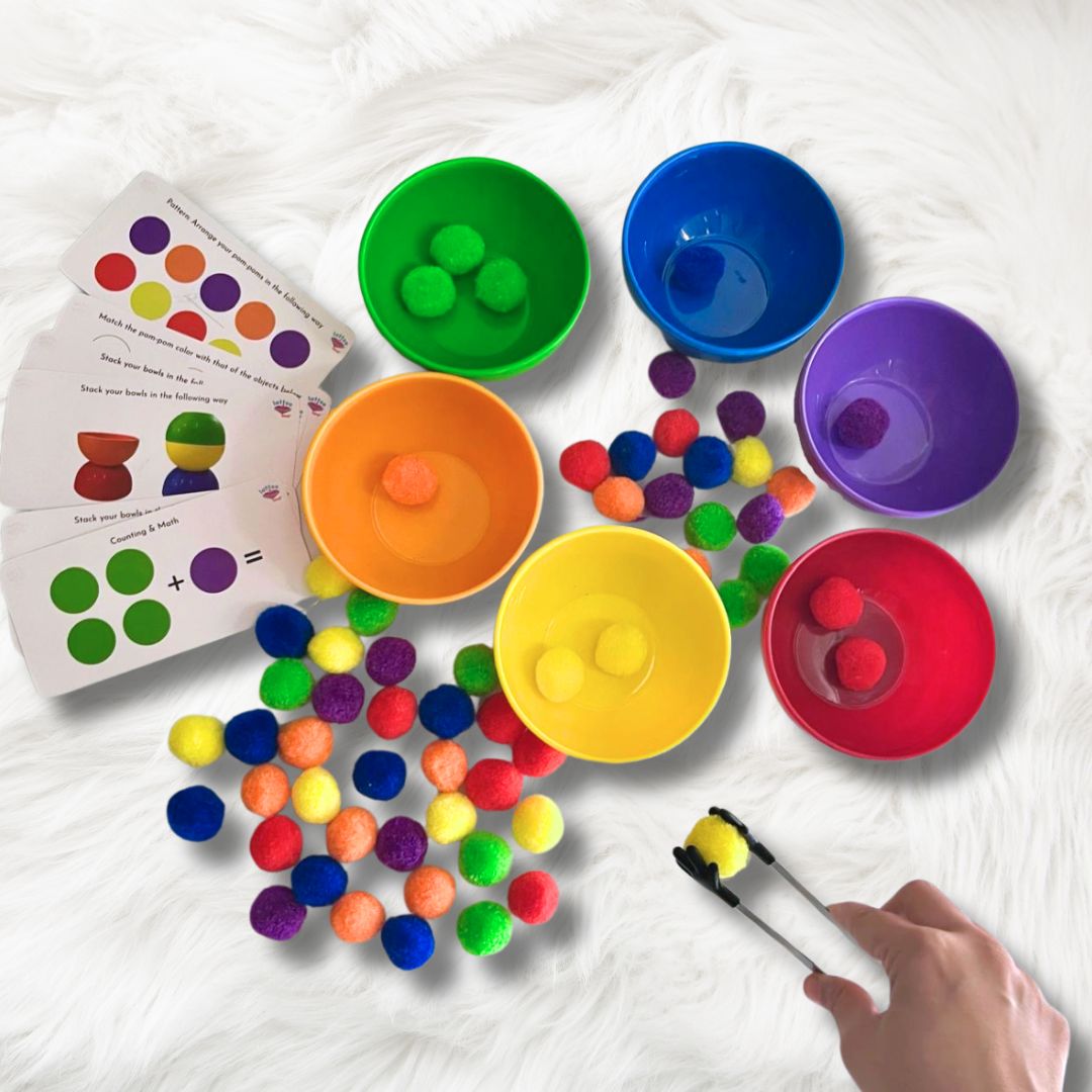 Lattooland Rainbow Sorting Activity Set - Activity Toys