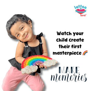 LattooLand Sensory Rainbow Rice Kit - Multicolour - Rainbow_rice_kt
