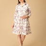 Lav - ish Blooms Maternity and Nursing Dress - DRS - SF - LVIBL - S