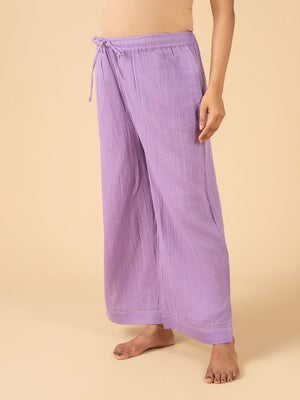 Lav-ish Dreams Maternity and Nursing Nightwear Set - Lavender Maternity Nightwear Set