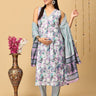 Lavender Dusk Maternity and Nursing Sleeveles Kurta Set With Dupatta - MEW - SK - LVDS - S