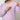 Close up of Pregnant lady wearing Lavender Lush Maternity and Nursing Pajama Loungewear Set from the Mom store showing the opening zipper