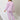 Pregnant lady wearing Lavender Lush Maternity and Nursing Pajama Loungewear Set from the Mom store facing backwards