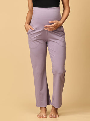 Lavender Tranquility Maternity Yoga Trackpants - PYJ - AN - LVTNQ - S
