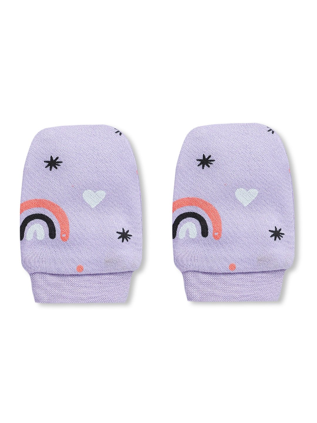 Lavender Twinkle - Mittens, Booties and Cap set - MBC - LVNTW