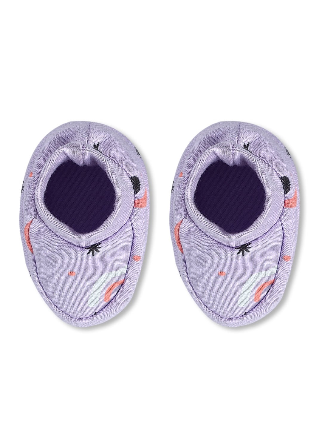 Lavender Twinkle - Mittens, Booties and Cap set - MBC - LVNTW