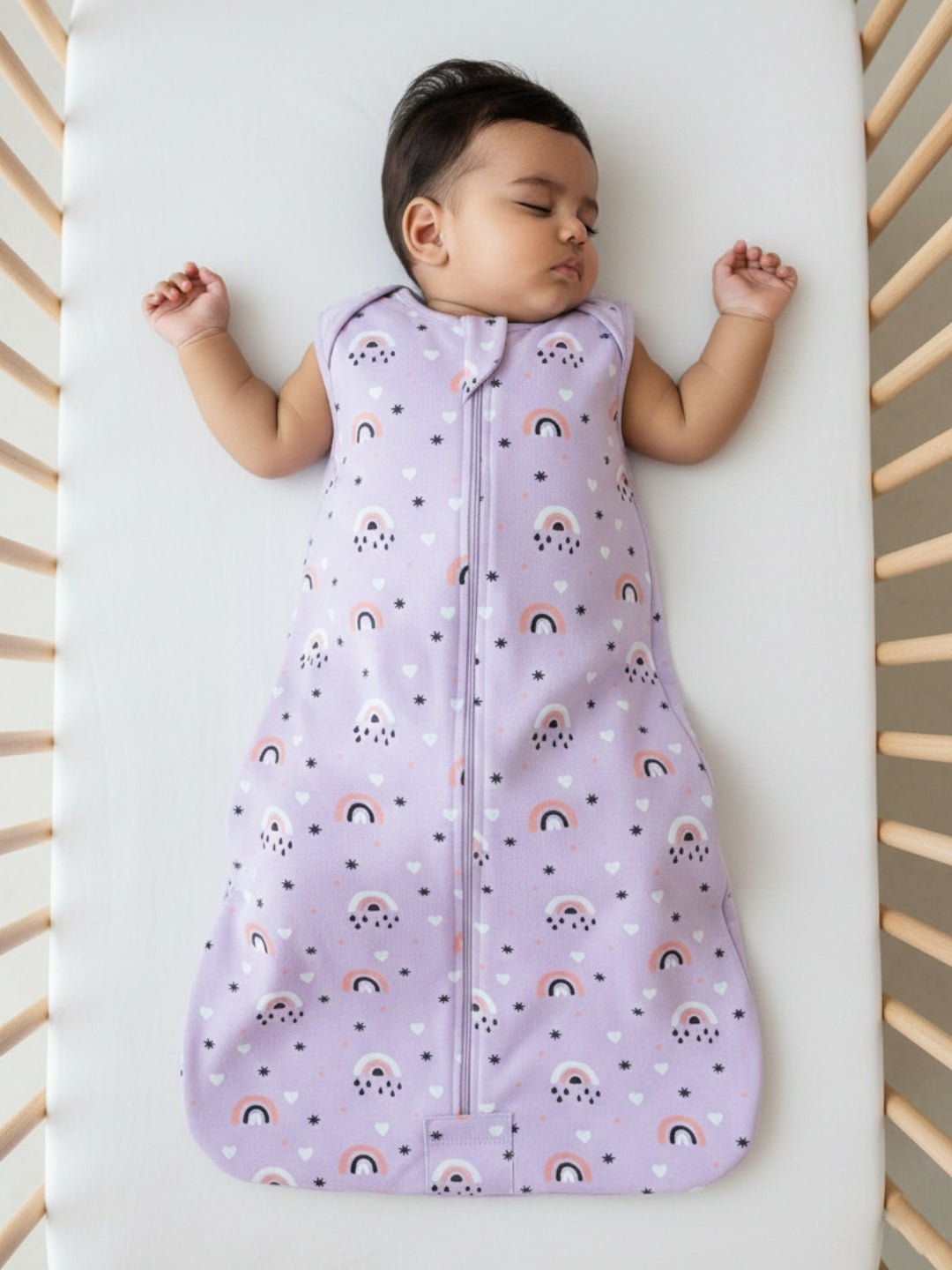 Lavender Twinkle Sleeping Bag - 0 - 12 Months Baby Sleeping Bag