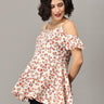 Lavishly Loved Floral Maternity And Nursing Top - MAT-SD-CRM-S