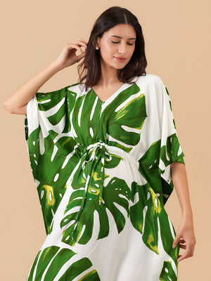Leaf It To Me Maternity and Nursing Kaftan Nighty - S Maternity Nightwear